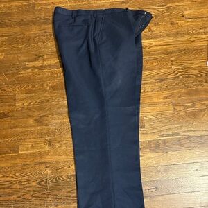 Men's Puritan Navy Blue Pants Dress Pants Size 38W 32L! Very Nice!